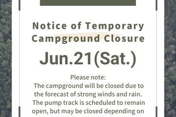 Notice of Temporary Campground Closure